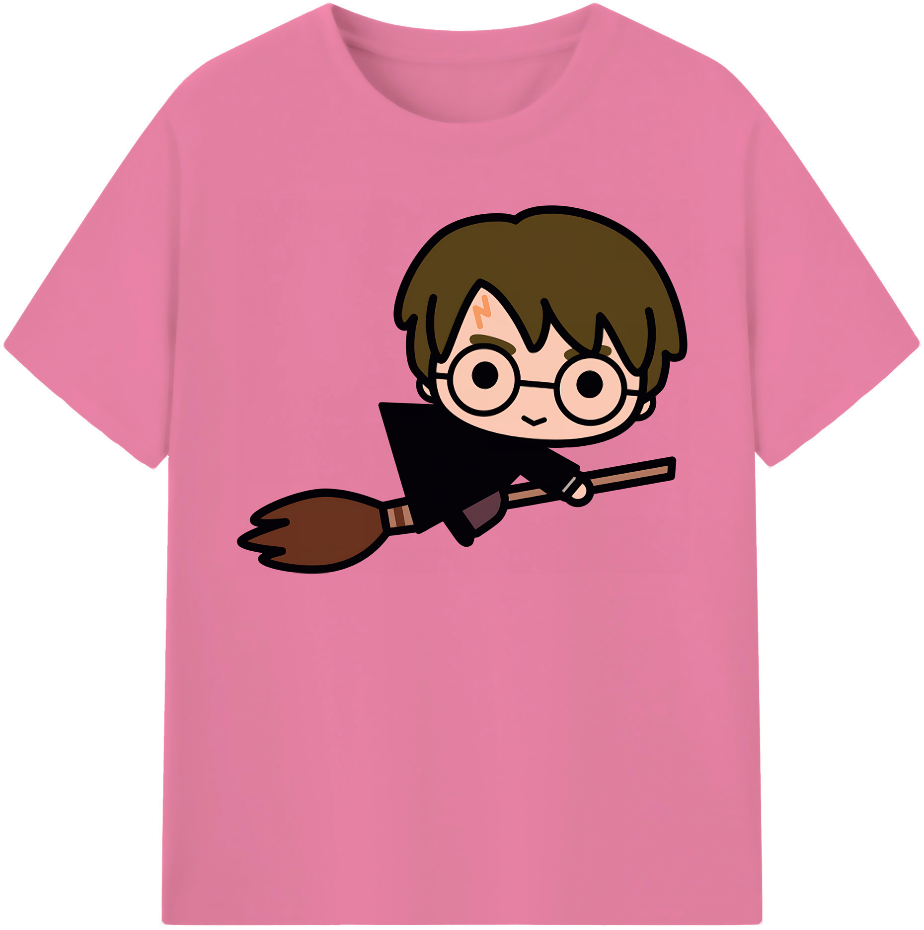 （画像用） Harry Potter ハリー・ポッターシリーズ 綿100％半袖Tシャツ（フロントプリント）